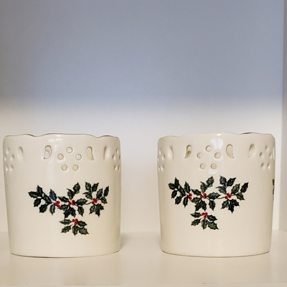 Formalities by Baum Bros. Holiday candle holders